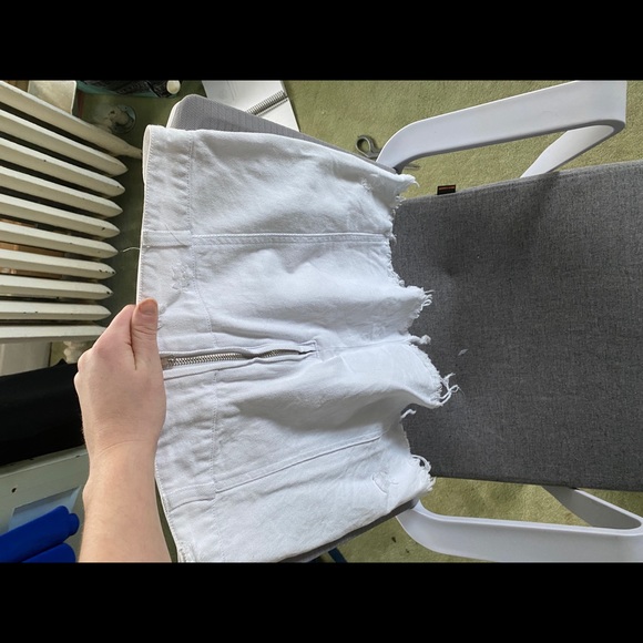 Signature8 White Denim Skirt - Picture 2 of 3